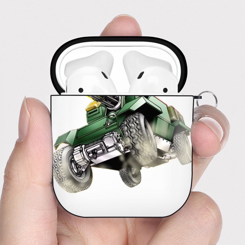 （画像用） 遊☆戯☆王 Yu-Gi-Oh! AirPods 第2世代保護ケース ハードシェル ブラック 耐衝撃・防指紋・カラビナ付き