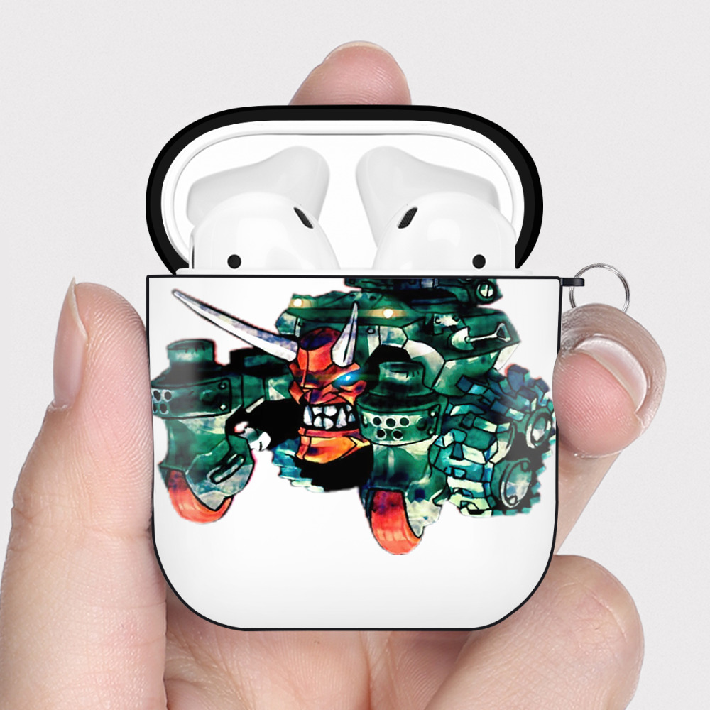 （画像用） 遊☆戯☆王 Yu-Gi-Oh! AirPods 第2世代保護ケース ハードシェル ブラック 耐衝撃・防指紋・カラビナ付き