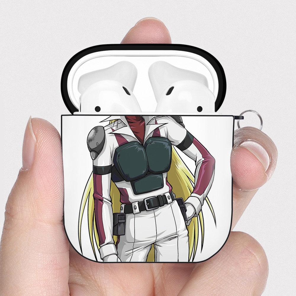 （画像用） 遊☆戯☆王 Yu-Gi-Oh! AirPods 第2世代保護ケース ハードシェル ブラック 耐衝撃・防指紋・カラビナ付き