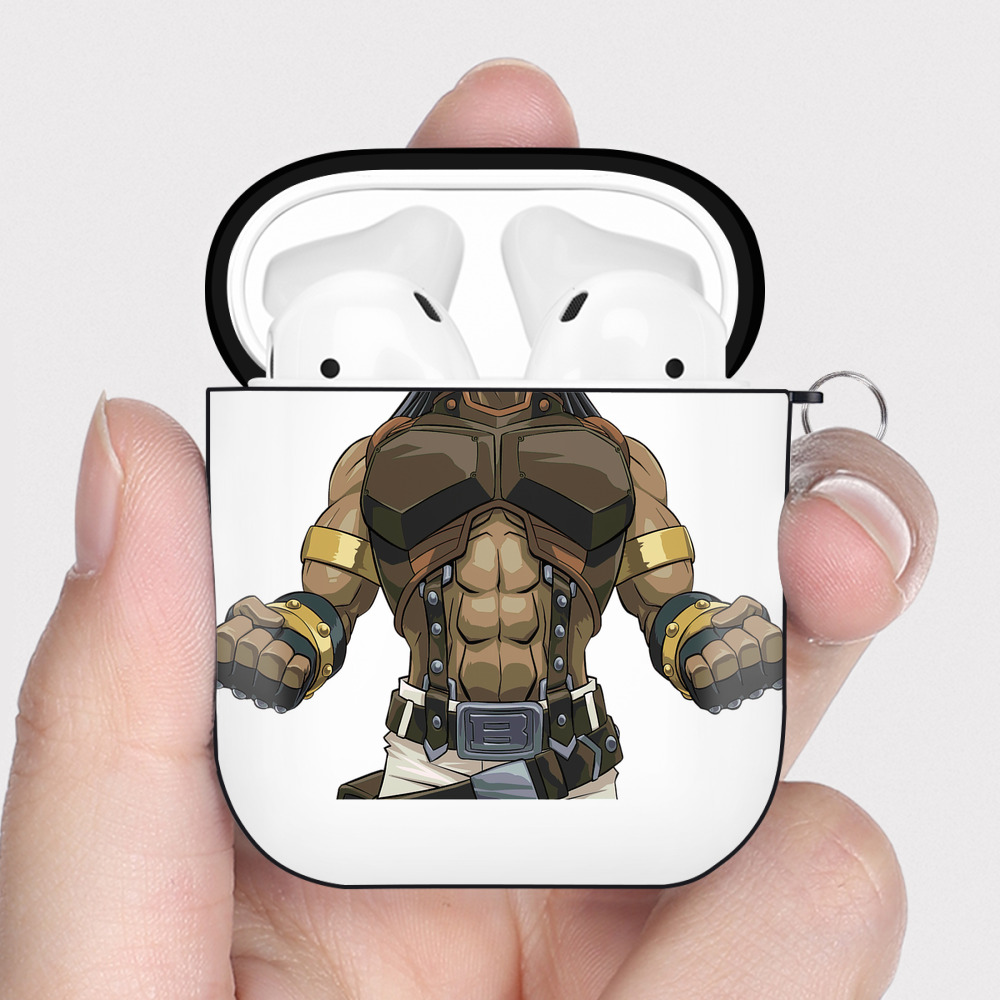 （画像用） 遊☆戯☆王 Yu-Gi-Oh! AirPods 第2世代保護ケース ハードシェル ブラック 耐衝撃・防指紋・カラビナ付き