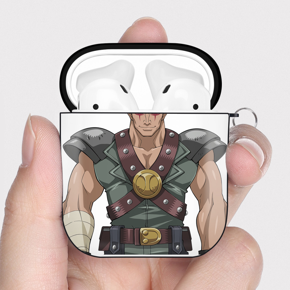 （画像用） 遊☆戯☆王 Yu-Gi-Oh! AirPods 第2世代保護ケース ハードシェル ブラック 耐衝撃・防指紋・カラビナ付き