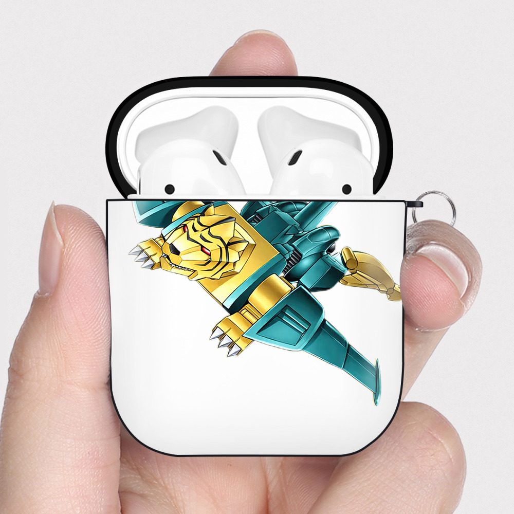 （画像用） 遊☆戯☆王 Yu-Gi-Oh! AirPods 第2世代保護ケース ハードシェル ブラック 耐衝撃・防指紋・カラビナ付き