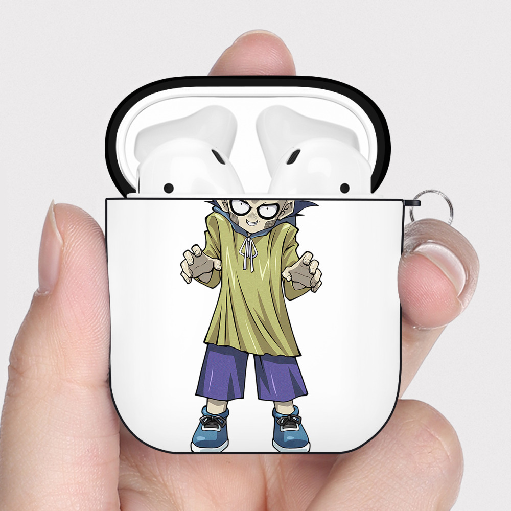 （画像用） 遊☆戯☆王 Yu-Gi-Oh! AirPods 第2世代保護ケース ハードシェル ブラック 耐衝撃・防指紋・カラビナ付き