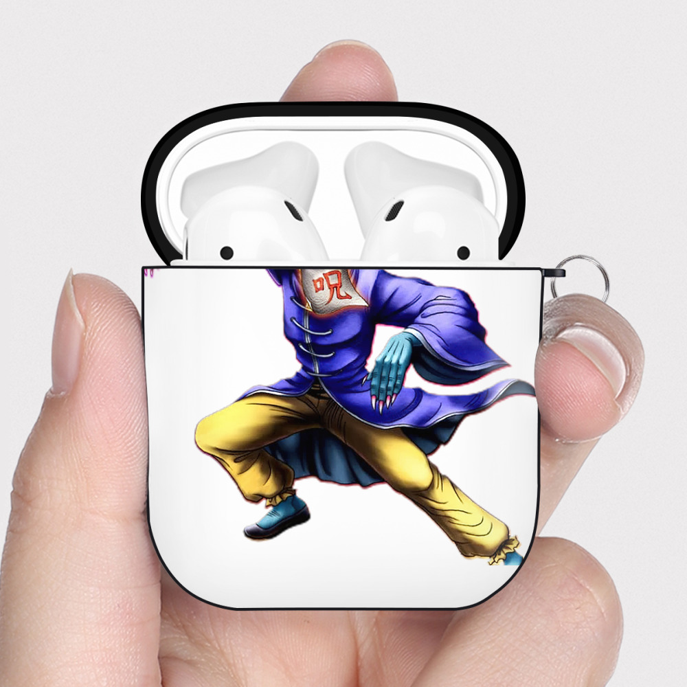 （画像用） 遊☆戯☆王 Yu-Gi-Oh! AirPods 第2世代保護ケース ハードシェル ブラック 耐衝撃・防指紋・カラビナ付き
