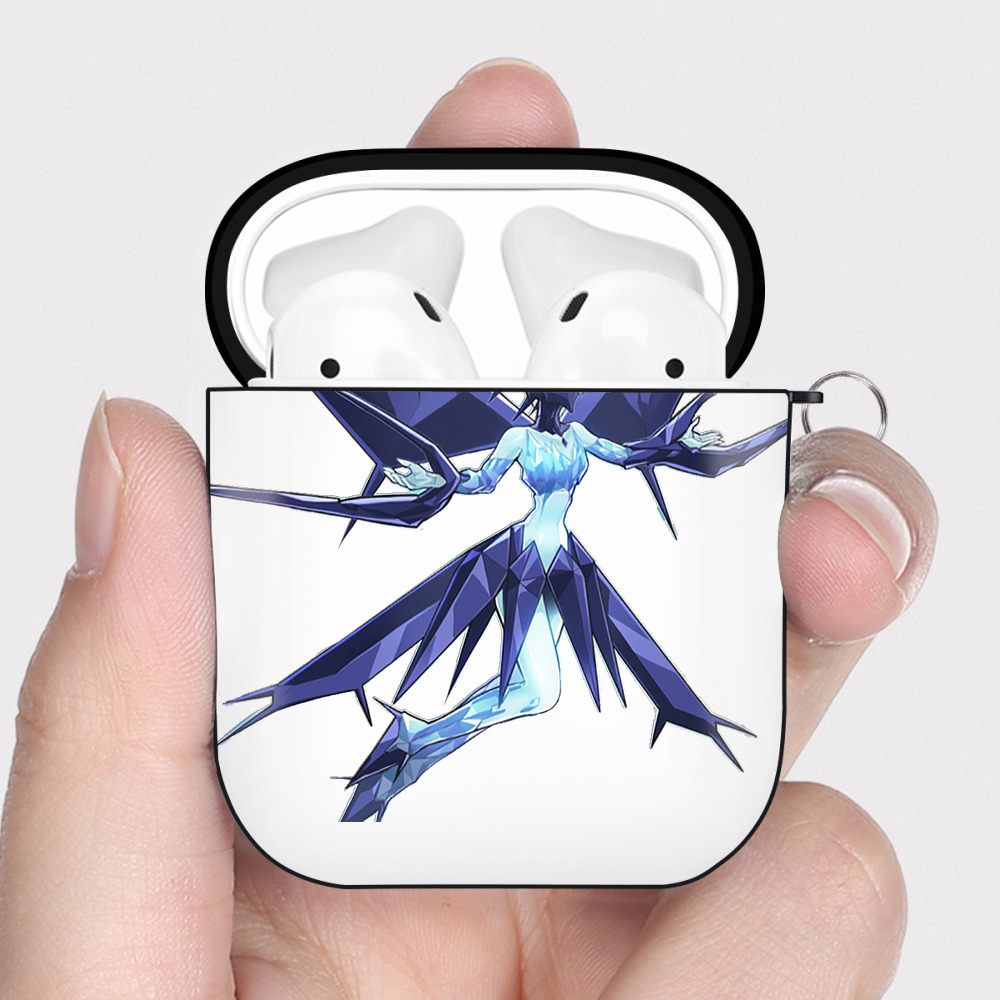 （画像用） 遊☆戯☆王 Yu-Gi-Oh! AirPods 第2世代保護ケース ハードシェル ブラック 耐衝撃・防指紋・カラビナ付き