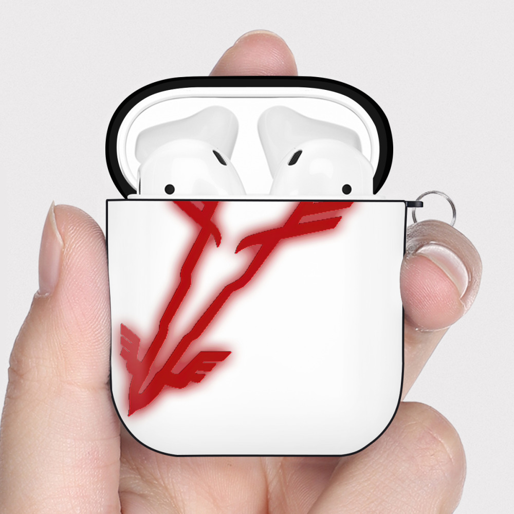（画像用） 遊☆戯☆王 Yu-Gi-Oh! AirPods 第2世代保護ケース ハードシェル ブラック 耐衝撃・防指紋・カラビナ付き