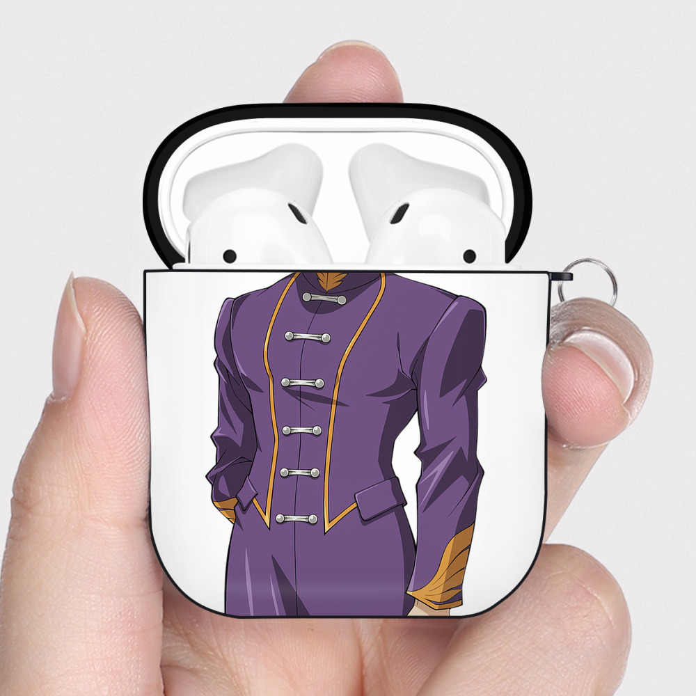 （画像用） 遊☆戯☆王 Yu-Gi-Oh! AirPods 第2世代保護ケース ハードシェル ブラック 耐衝撃・防指紋・カラビナ付き