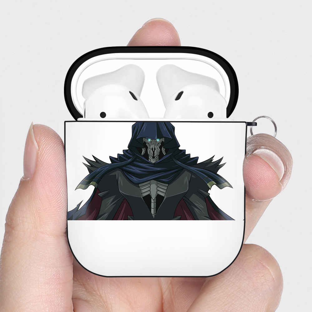 （画像用） 遊☆戯☆王 Yu-Gi-Oh! AirPods 第2世代保護ケース ハードシェル ブラック 耐衝撃・防指紋・カラビナ付き
