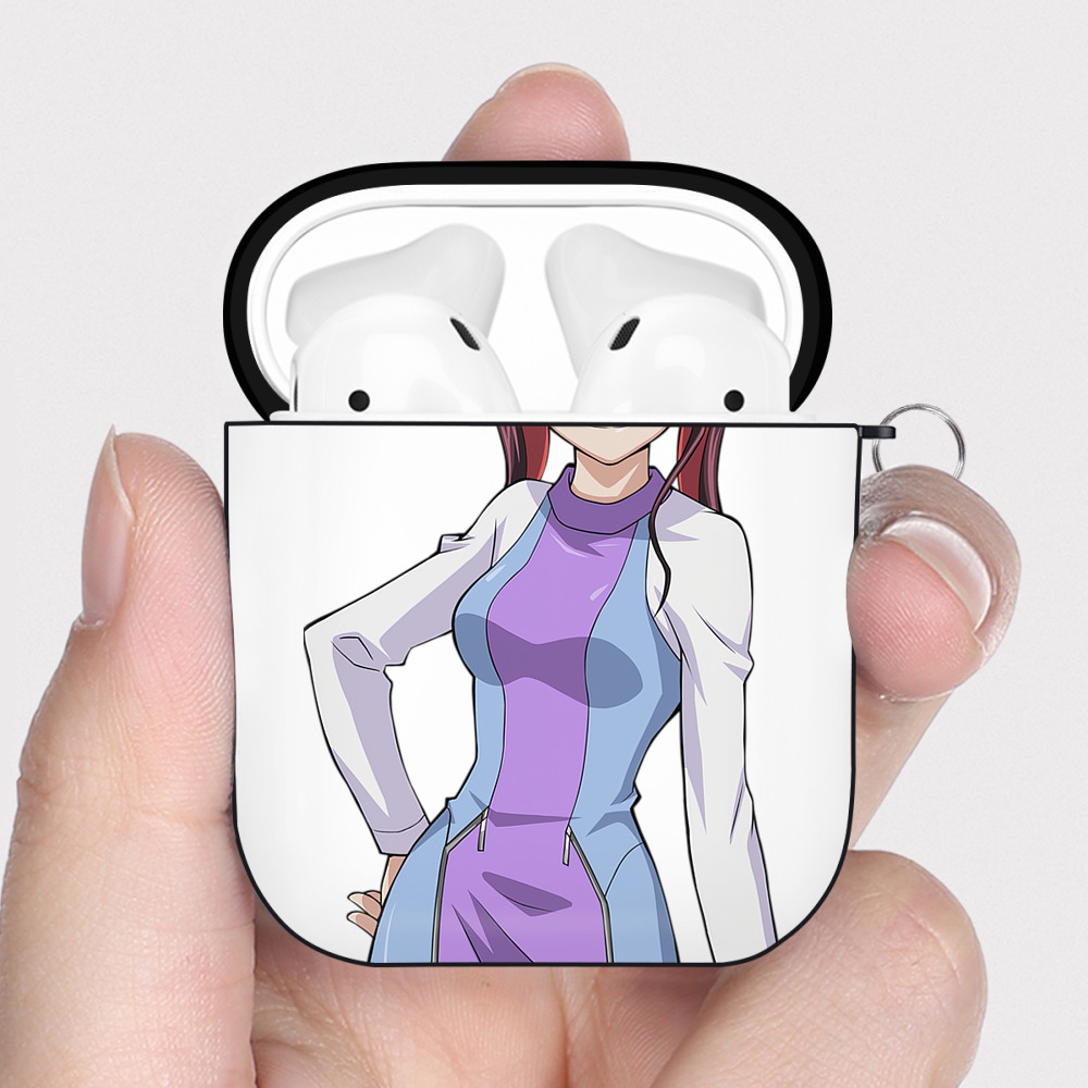 （画像用） 遊☆戯☆王 Yu-Gi-Oh! AirPods 第2世代保護ケース ハードシェル ブラック 耐衝撃・防指紋・カラビナ付き