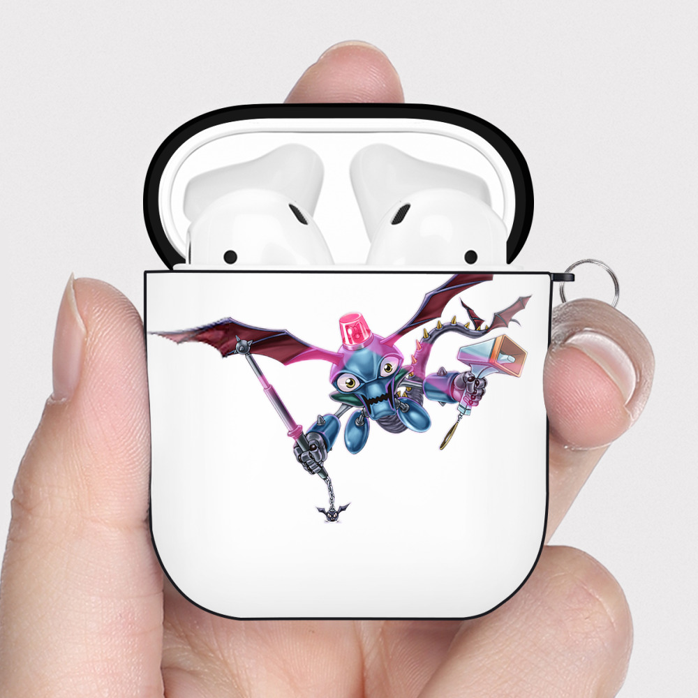 （画像用） 遊☆戯☆王 Yu-Gi-Oh! AirPods 第2世代保護ケース ハードシェル ブラック 耐衝撃・防指紋・カラビナ付き