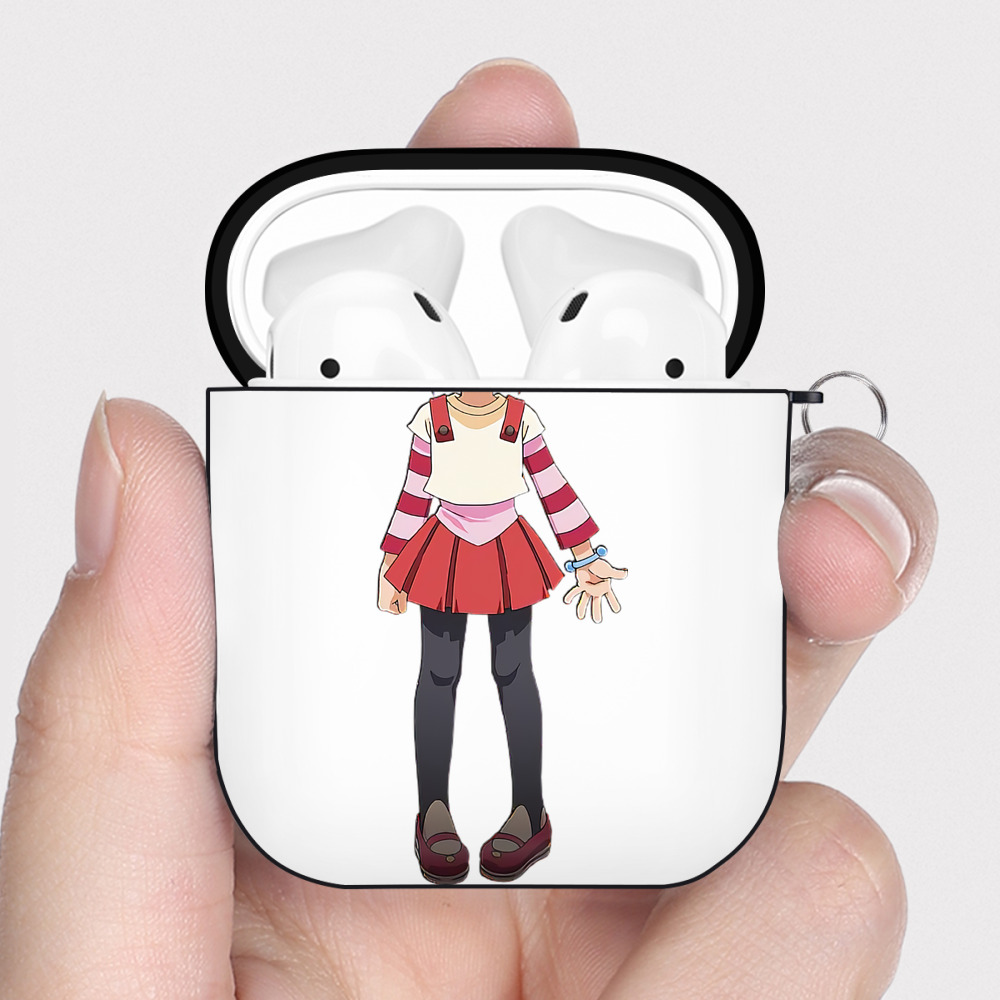 （画像用） 遊☆戯☆王 Yu-Gi-Oh! AirPods 第2世代保護ケース ハードシェル ブラック 耐衝撃・防指紋・カラビナ付き