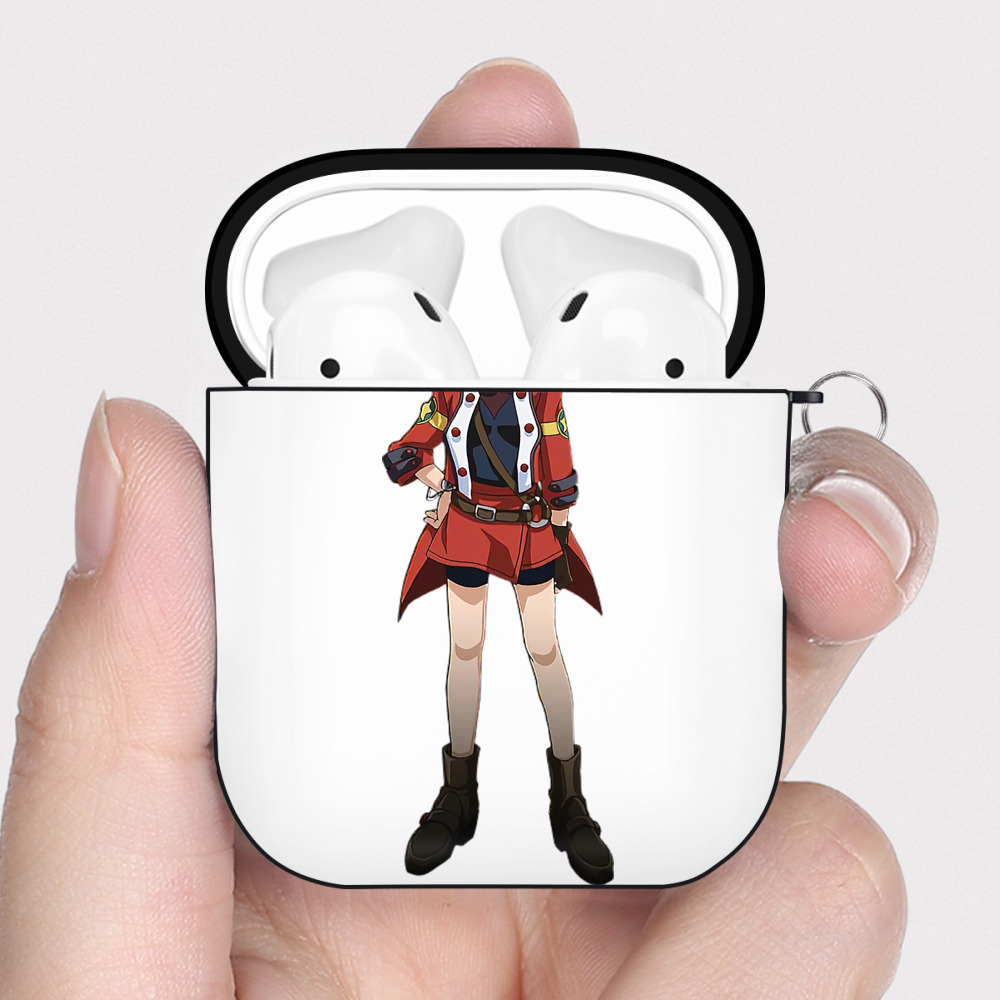 （画像用） 遊☆戯☆王 Yu-Gi-Oh! AirPods 第2世代保護ケース ハードシェル ブラック 耐衝撃・防指紋・カラビナ付き