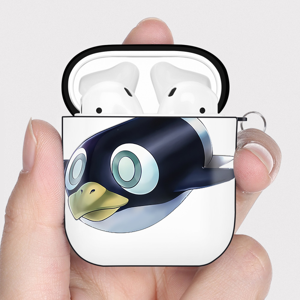 （画像用） 遊☆戯☆王 Yu-Gi-Oh! AirPods 第2世代保護ケース ハードシェル ブラック 耐衝撃・防指紋・カラビナ付き