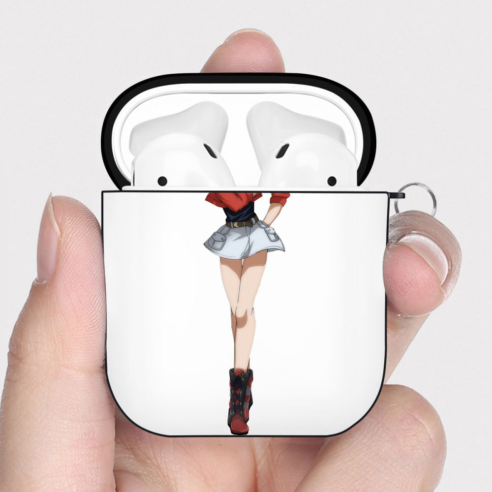 （画像用） 遊☆戯☆王 Yu-Gi-Oh! AirPods 第2世代保護ケース ハードシェル ブラック 耐衝撃・防指紋・カラビナ付き