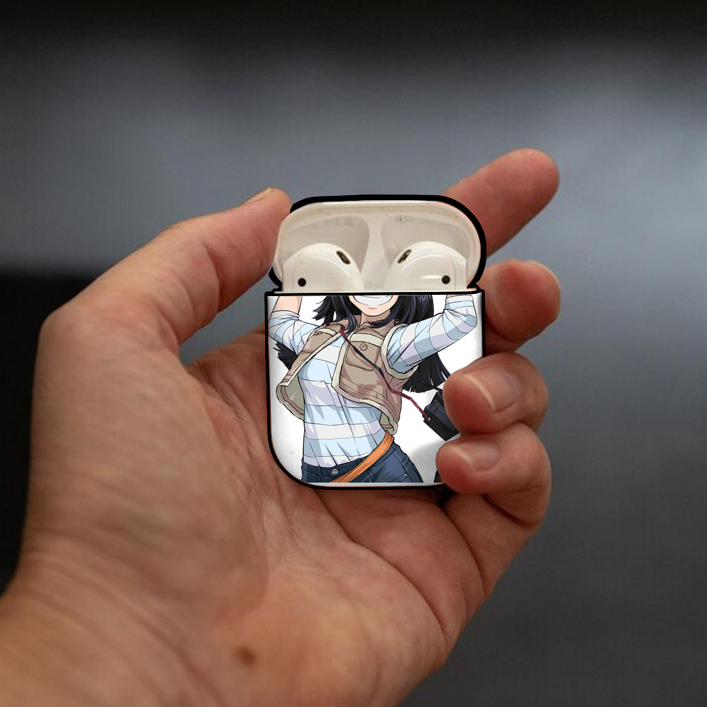 遊☆戯☆王 Yu-Gi-Oh! AirPods 第2世代保護ケース ハードシェル ブラック 耐衝撃・防指紋・カラビナ付き