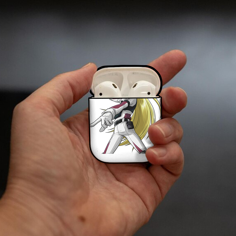 遊☆戯☆王 Yu-Gi-Oh! AirPods 第2世代保護ケース ハードシェル ブラック 耐衝撃・防指紋・カラビナ付き
