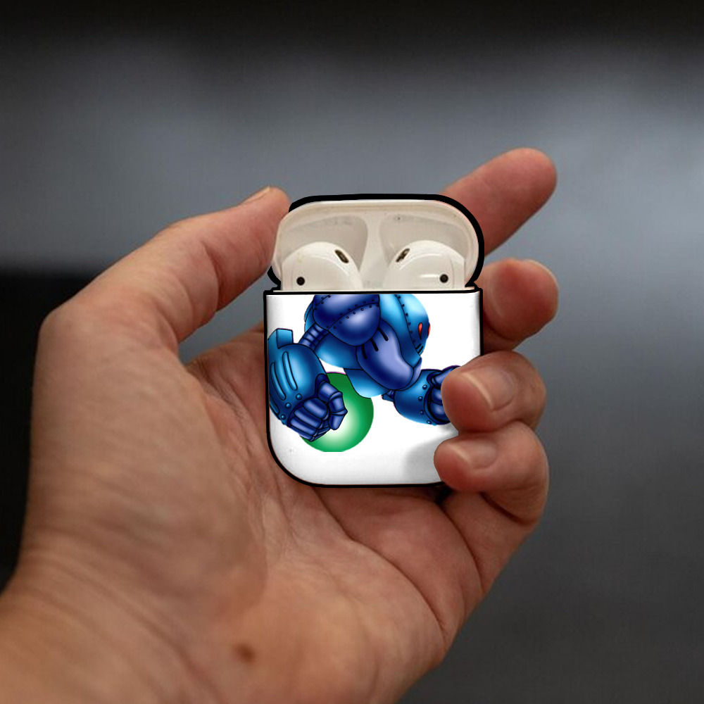遊☆戯☆王 Yu-Gi-Oh! AirPods 第2世代保護ケース ハードシェル ブラック 耐衝撃・防指紋・カラビナ付き