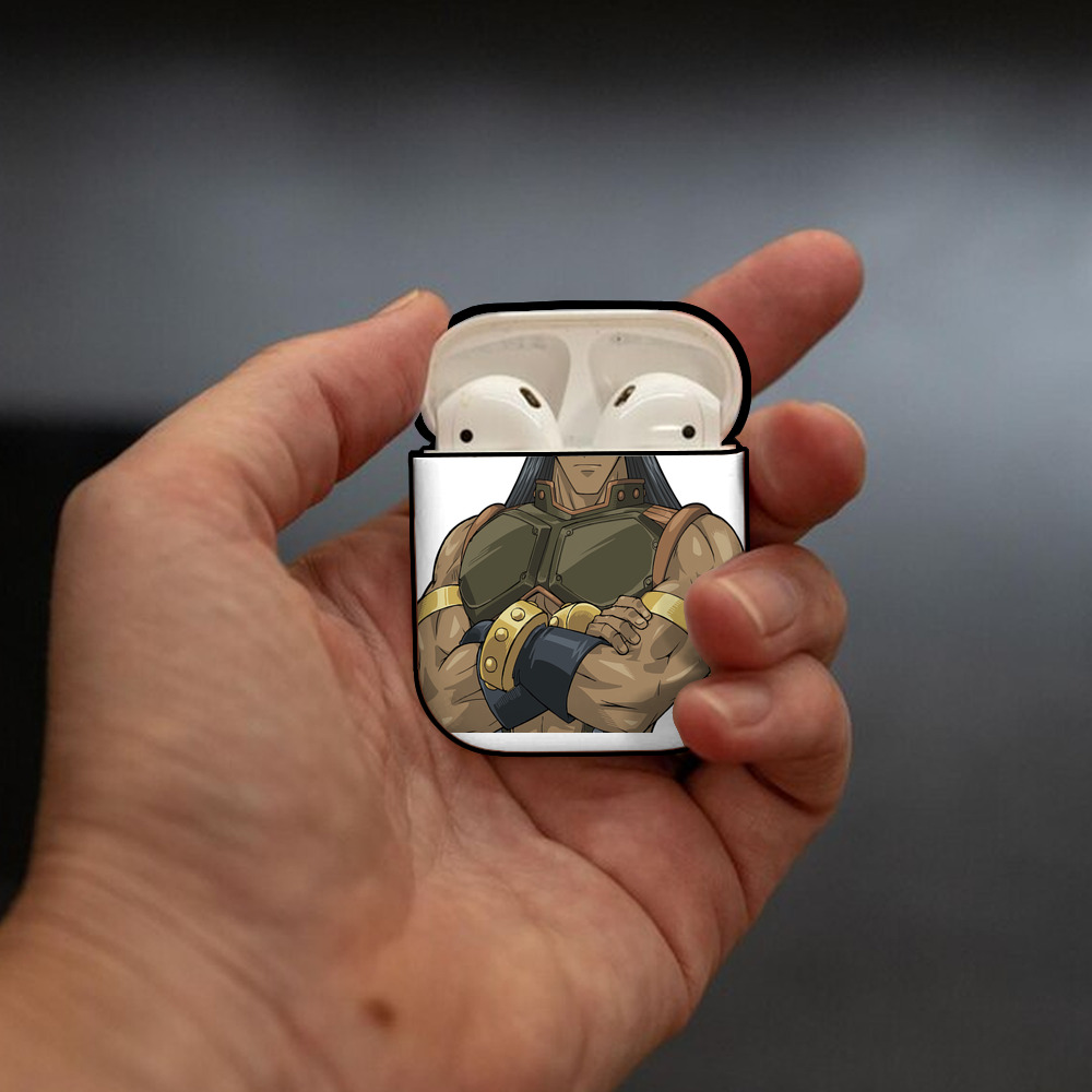 遊☆戯☆王 Yu-Gi-Oh! AirPods 第2世代保護ケース ハードシェル ブラック 耐衝撃・防指紋・カラビナ付き
