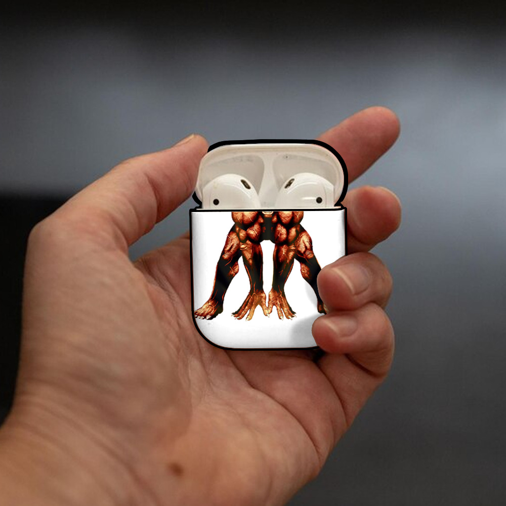 遊☆戯☆王 Yu-Gi-Oh! AirPods 第2世代保護ケース ハードシェル ブラック 耐衝撃・防指紋・カラビナ付き