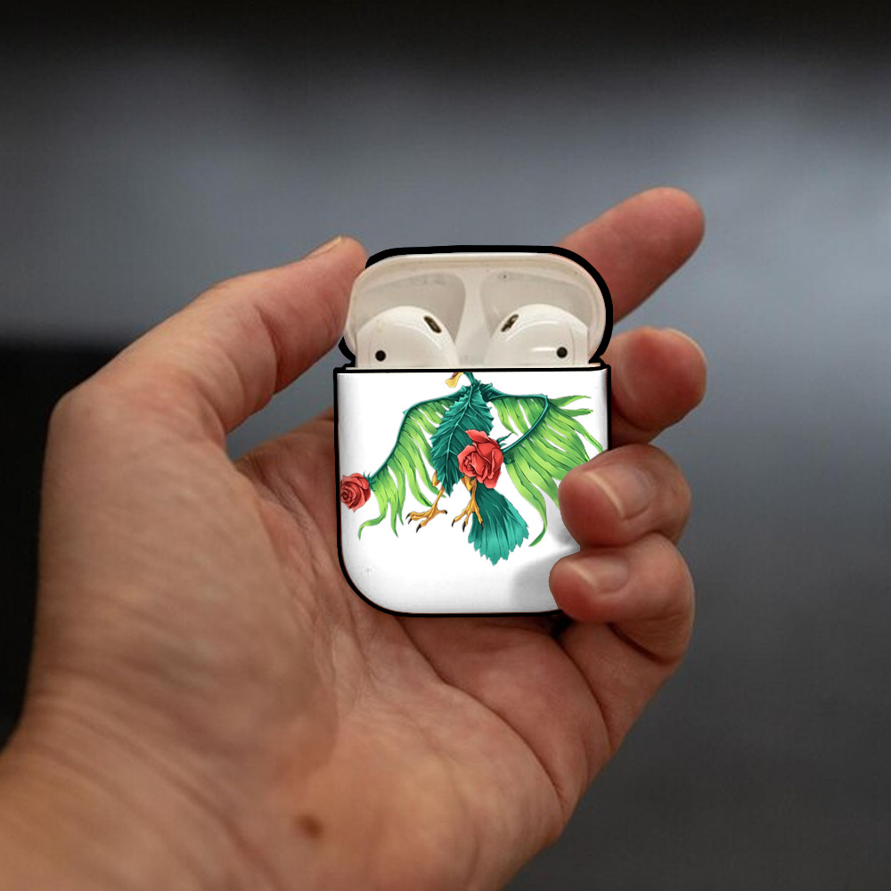 遊☆戯☆王 Yu-Gi-Oh! AirPods 第2世代保護ケース ハードシェル ブラック 耐衝撃・防指紋・カラビナ付き