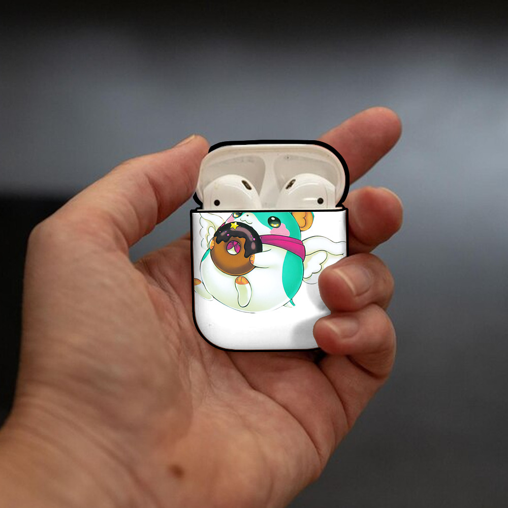 遊☆戯☆王 Yu-Gi-Oh! AirPods 第2世代保護ケース ハードシェル ブラック 耐衝撃・防指紋・カラビナ付き