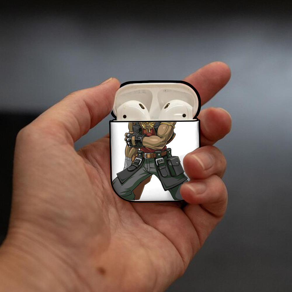 遊☆戯☆王 Yu-Gi-Oh! AirPods 第2世代保護ケース ハードシェル ブラック 耐衝撃・防指紋・カラビナ付き