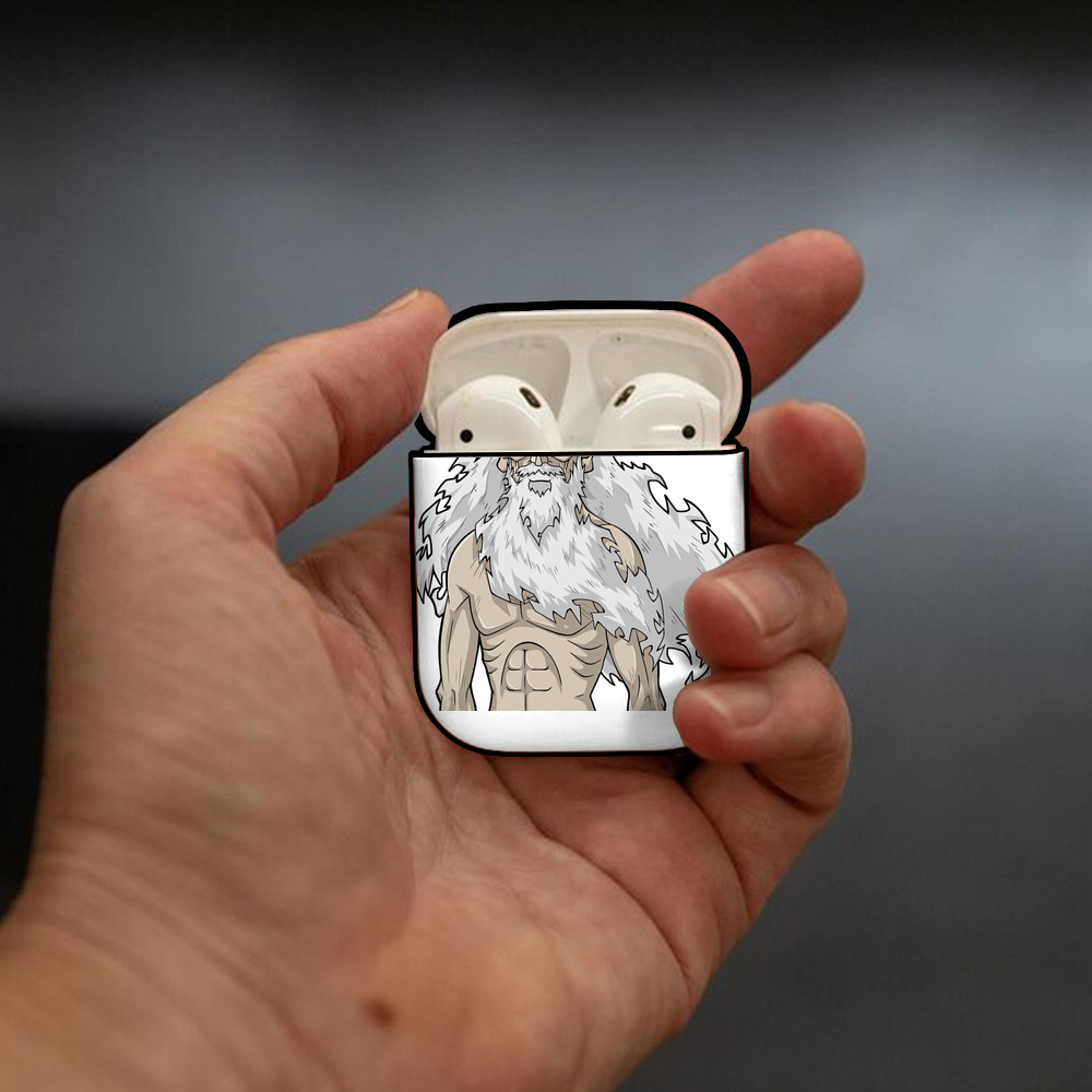 遊☆戯☆王 Yu-Gi-Oh! AirPods 第2世代保護ケース ハードシェル ブラック 耐衝撃・防指紋・カラビナ付き