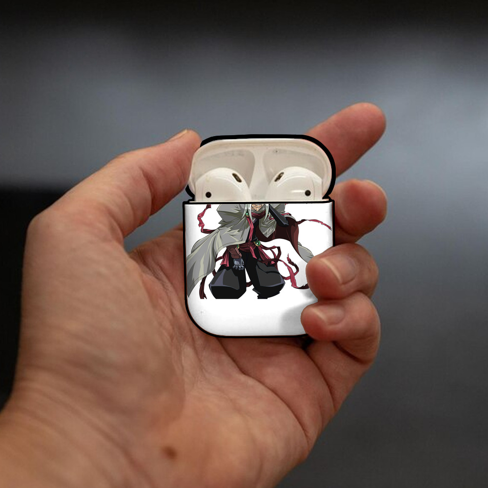 遊☆戯☆王 Yu-Gi-Oh! AirPods 第2世代保護ケース ハードシェル ブラック 耐衝撃・防指紋・カラビナ付き