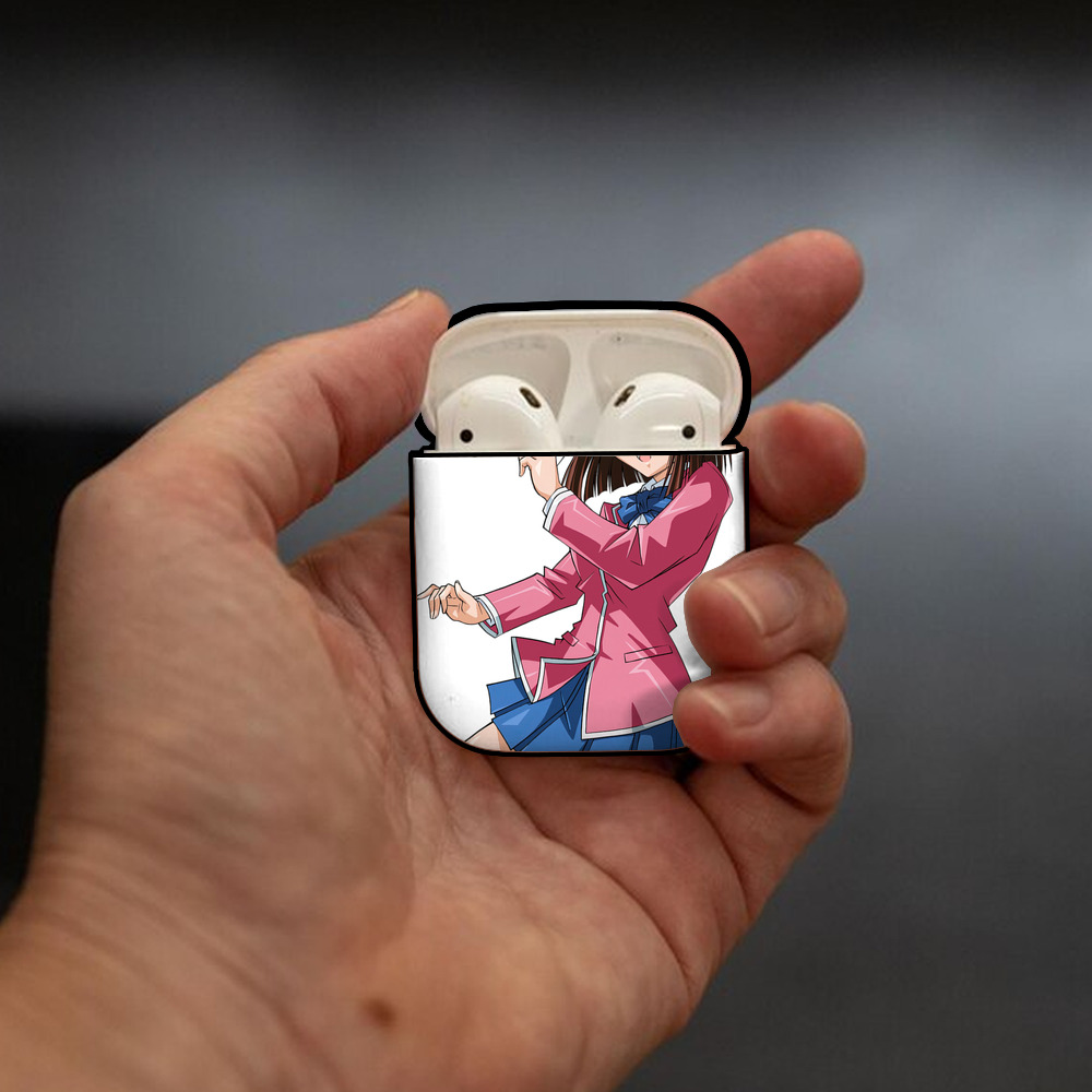 遊☆戯☆王 Yu-Gi-Oh! AirPods 第2世代保護ケース ハードシェル ブラック 耐衝撃・防指紋・カラビナ付き