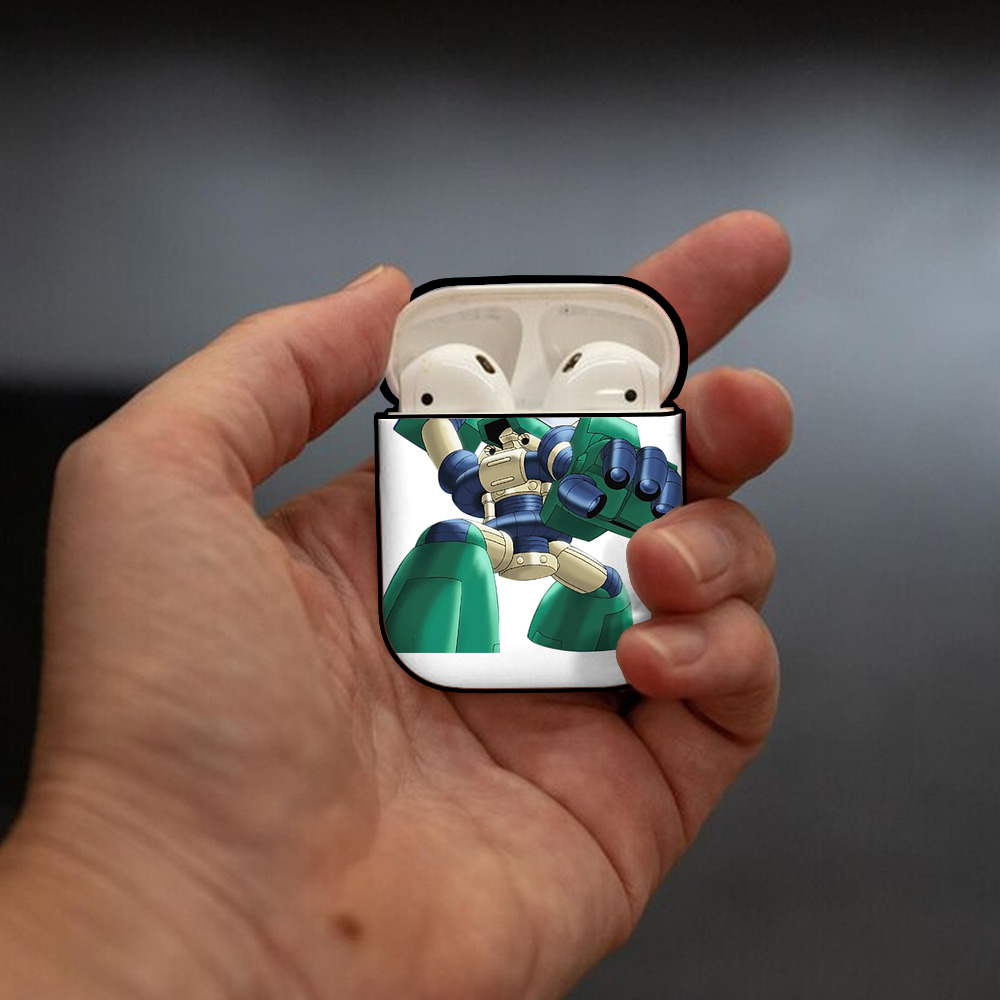 遊☆戯☆王 Yu-Gi-Oh! AirPods 第2世代保護ケース ハードシェル ブラック 耐衝撃・防指紋・カラビナ付き