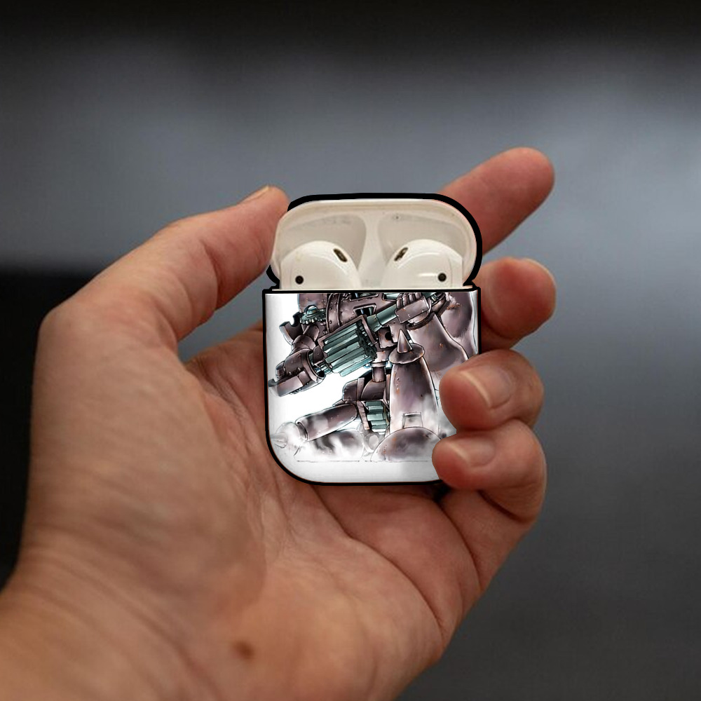 遊☆戯☆王 Yu-Gi-Oh! AirPods 第2世代保護ケース ハードシェル ブラック 耐衝撃・防指紋・カラビナ付き