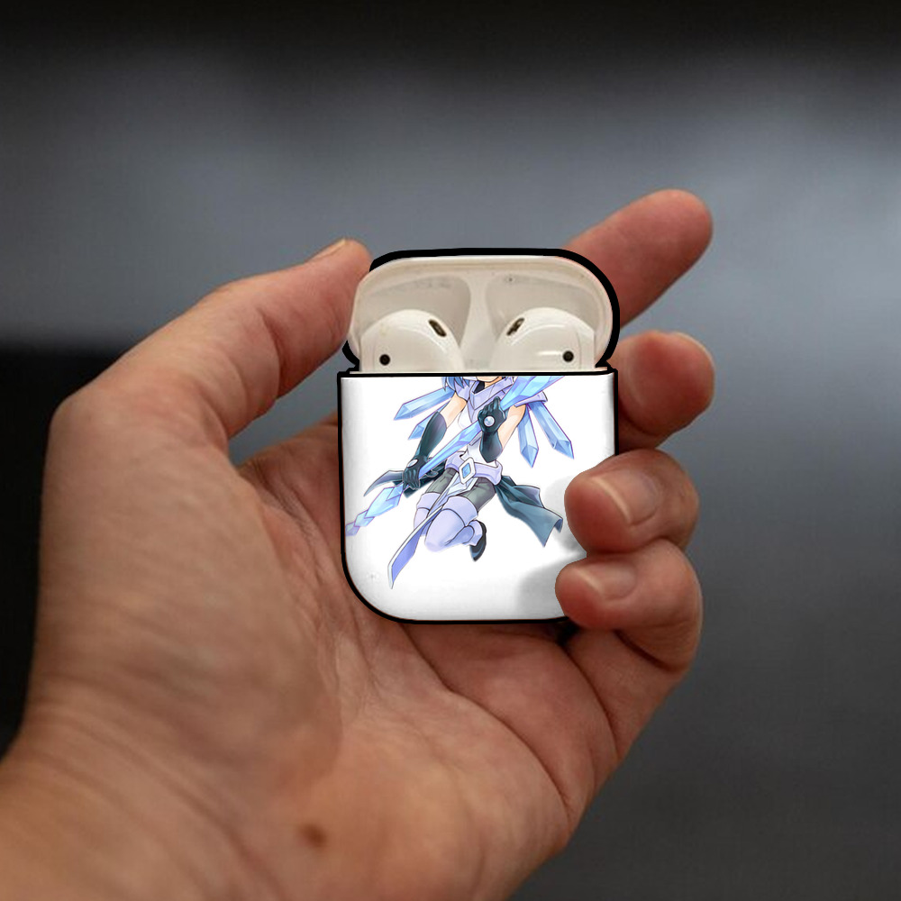 遊☆戯☆王 Yu-Gi-Oh! AirPods 第2世代保護ケース ハードシェル ブラック 耐衝撃・防指紋・カラビナ付き