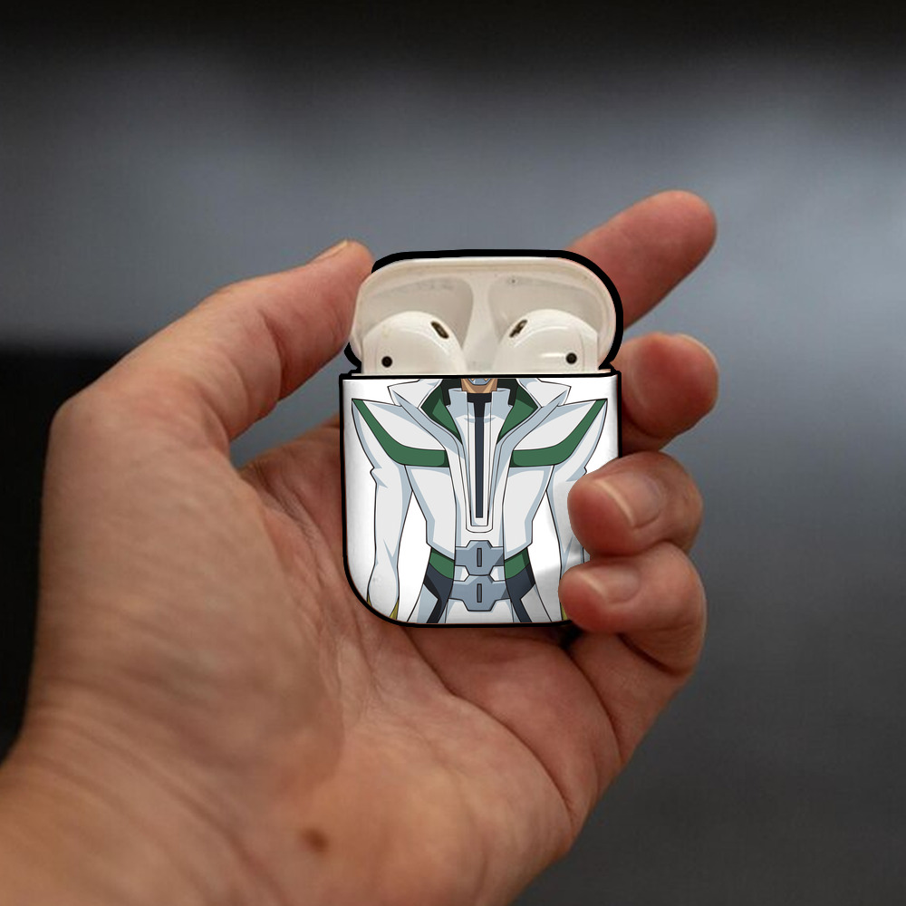 遊☆戯☆王 Yu-Gi-Oh! AirPods 第2世代保護ケース ハードシェル ブラック 耐衝撃・防指紋・カラビナ付き