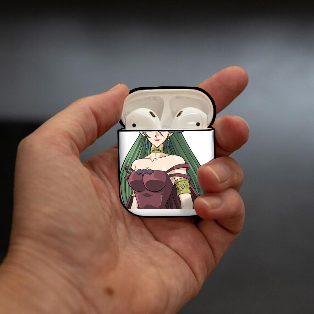 遊☆戯☆王 Yu-Gi-Oh! AirPods 第2世代保護ケース ハードシェル ブラック 耐衝撃・防指紋・カラビナ付き