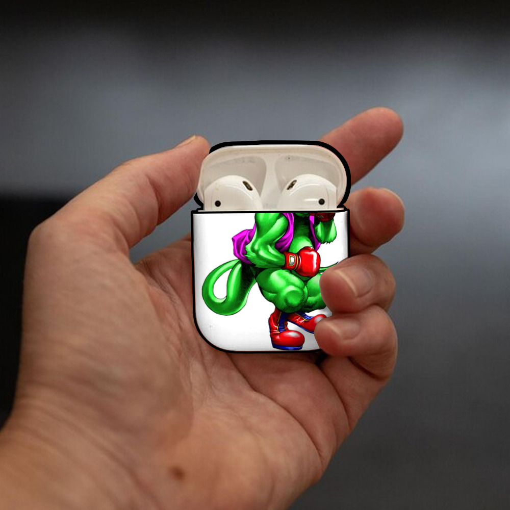 遊☆戯☆王 Yu-Gi-Oh! AirPods 第2世代保護ケース ハードシェル ブラック 耐衝撃・防指紋・カラビナ付き