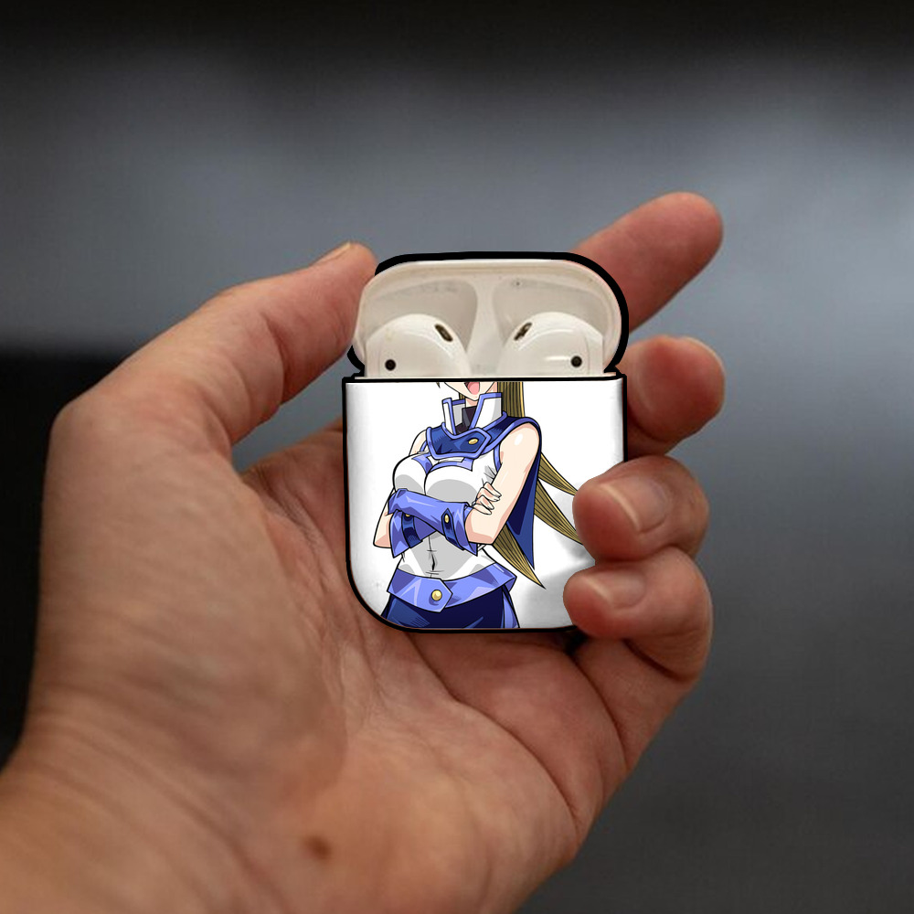 遊☆戯☆王 Yu-Gi-Oh! AirPods 第2世代保護ケース ハードシェル ブラック 耐衝撃・防指紋・カラビナ付き