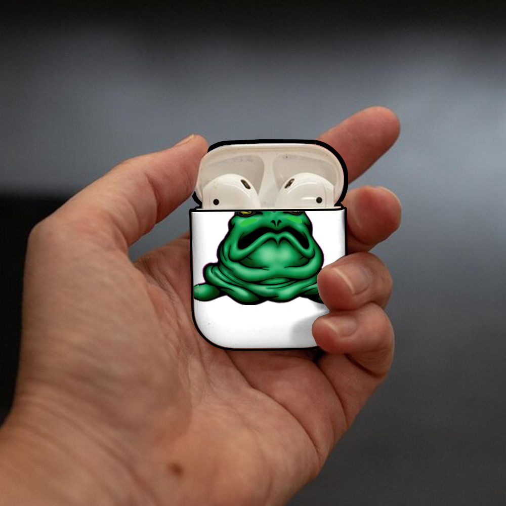 遊☆戯☆王 Yu-Gi-Oh! AirPods 第2世代保護ケース ハードシェル ブラック 耐衝撃・防指紋・カラビナ付き
