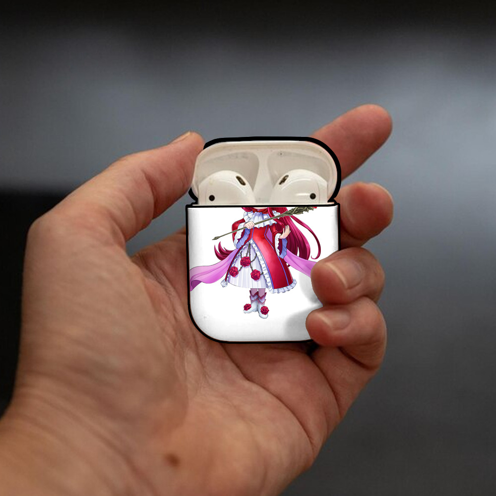 遊☆戯☆王 Yu-Gi-Oh! AirPods 第2世代保護ケース ハードシェル ブラック 耐衝撃・防指紋・カラビナ付き