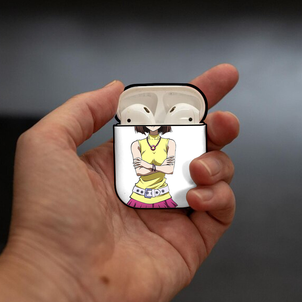 遊☆戯☆王 Yu-Gi-Oh! AirPods 第2世代保護ケース ハードシェル ブラック 耐衝撃・防指紋・カラビナ付き
