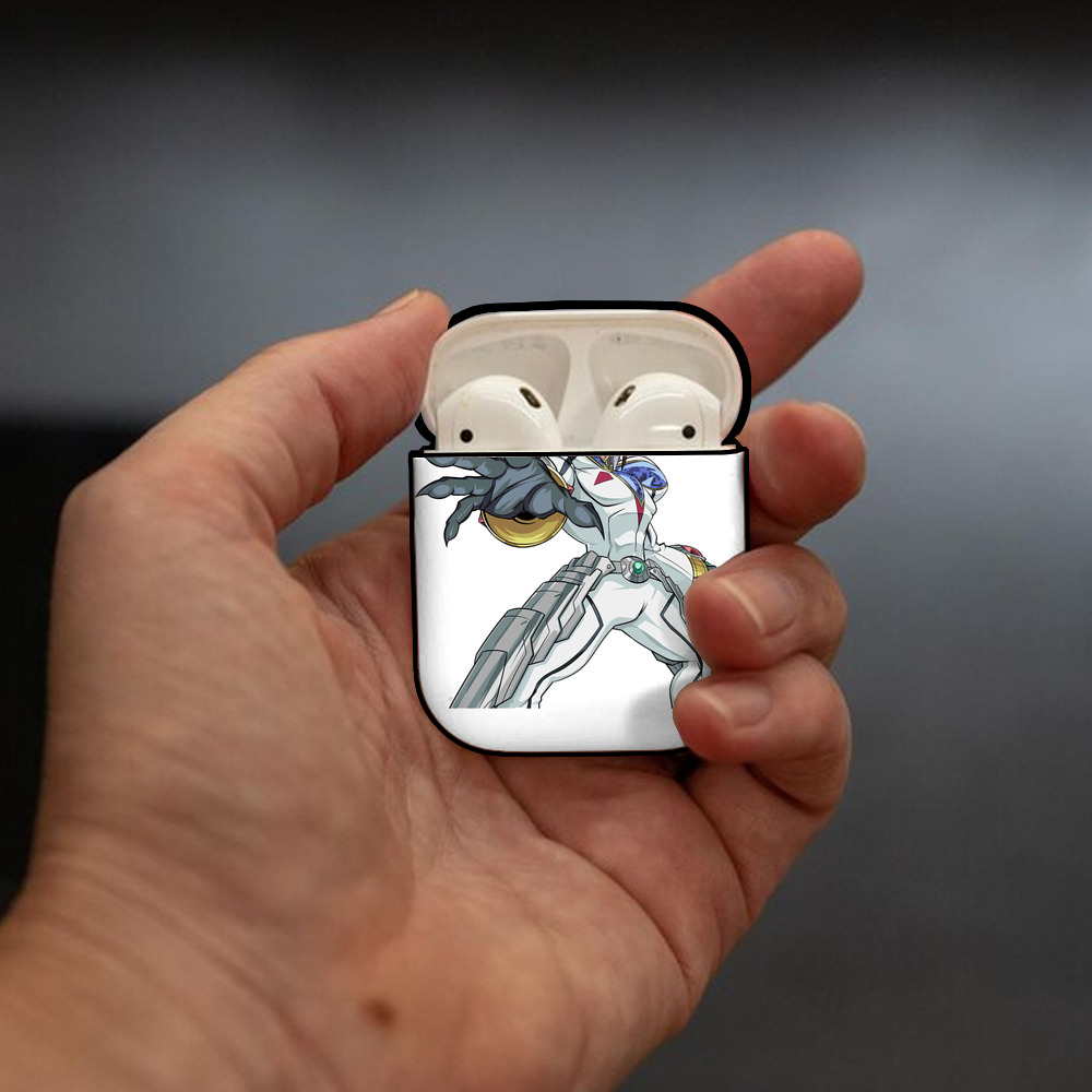 遊☆戯☆王 Yu-Gi-Oh! AirPods 第2世代保護ケース ハードシェル ブラック 耐衝撃・防指紋・カラビナ付き