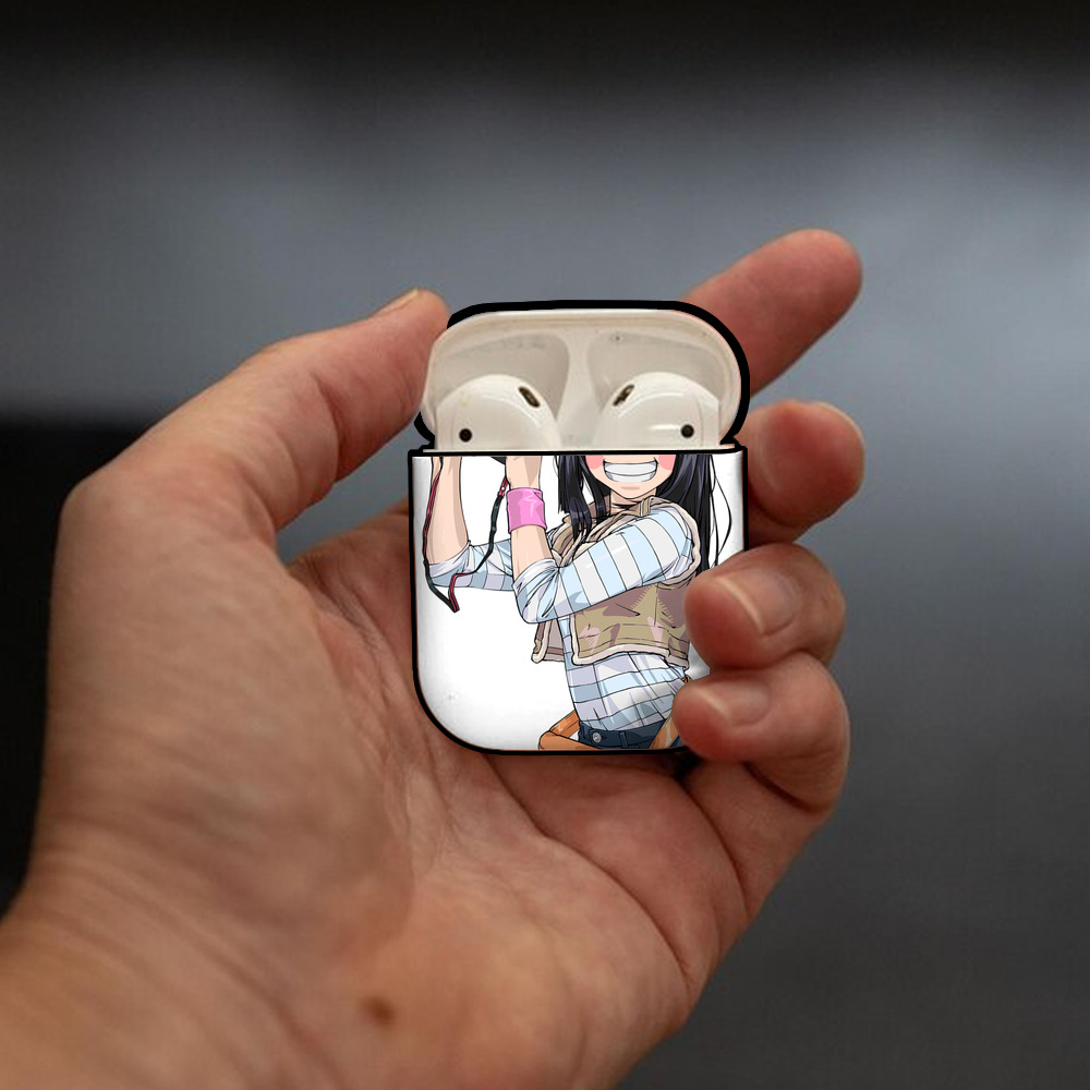 遊☆戯☆王 Yu-Gi-Oh! AirPods 第2世代保護ケース ハードシェル ブラック 耐衝撃・防指紋・カラビナ付き