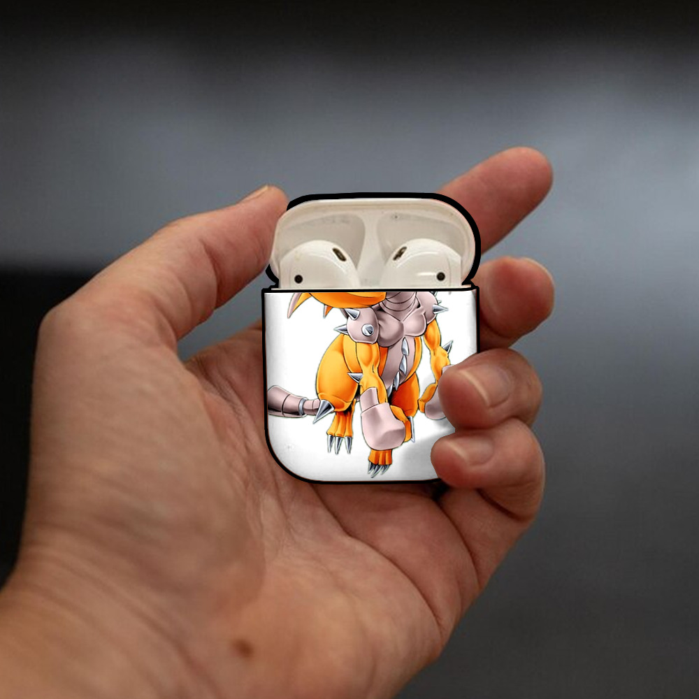 遊☆戯☆王 Yu-Gi-Oh! AirPods 第2世代保護ケース ハードシェル ブラック 耐衝撃・防指紋・カラビナ付き