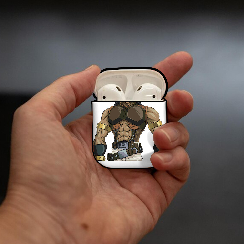 遊☆戯☆王 Yu-Gi-Oh! AirPods 第2世代保護ケース ハードシェル ブラック 耐衝撃・防指紋・カラビナ付き