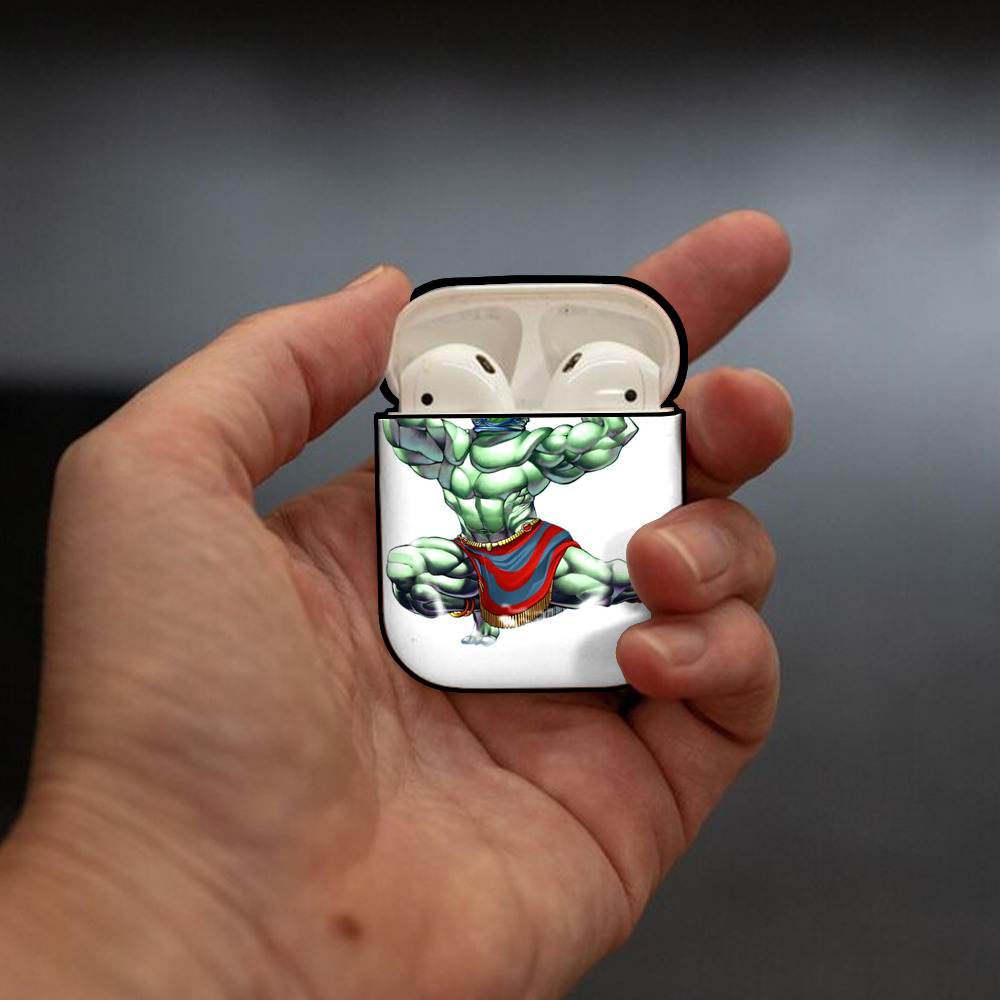 遊☆戯☆王 Yu-Gi-Oh! AirPods 第2世代保護ケース ハードシェル ブラック 耐衝撃・防指紋・カラビナ付き
