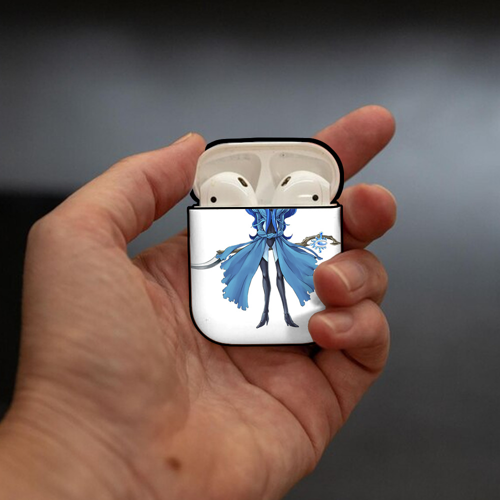 遊☆戯☆王 Yu-Gi-Oh! AirPods 第2世代保護ケース ハードシェル ブラック 耐衝撃・防指紋・カラビナ付き