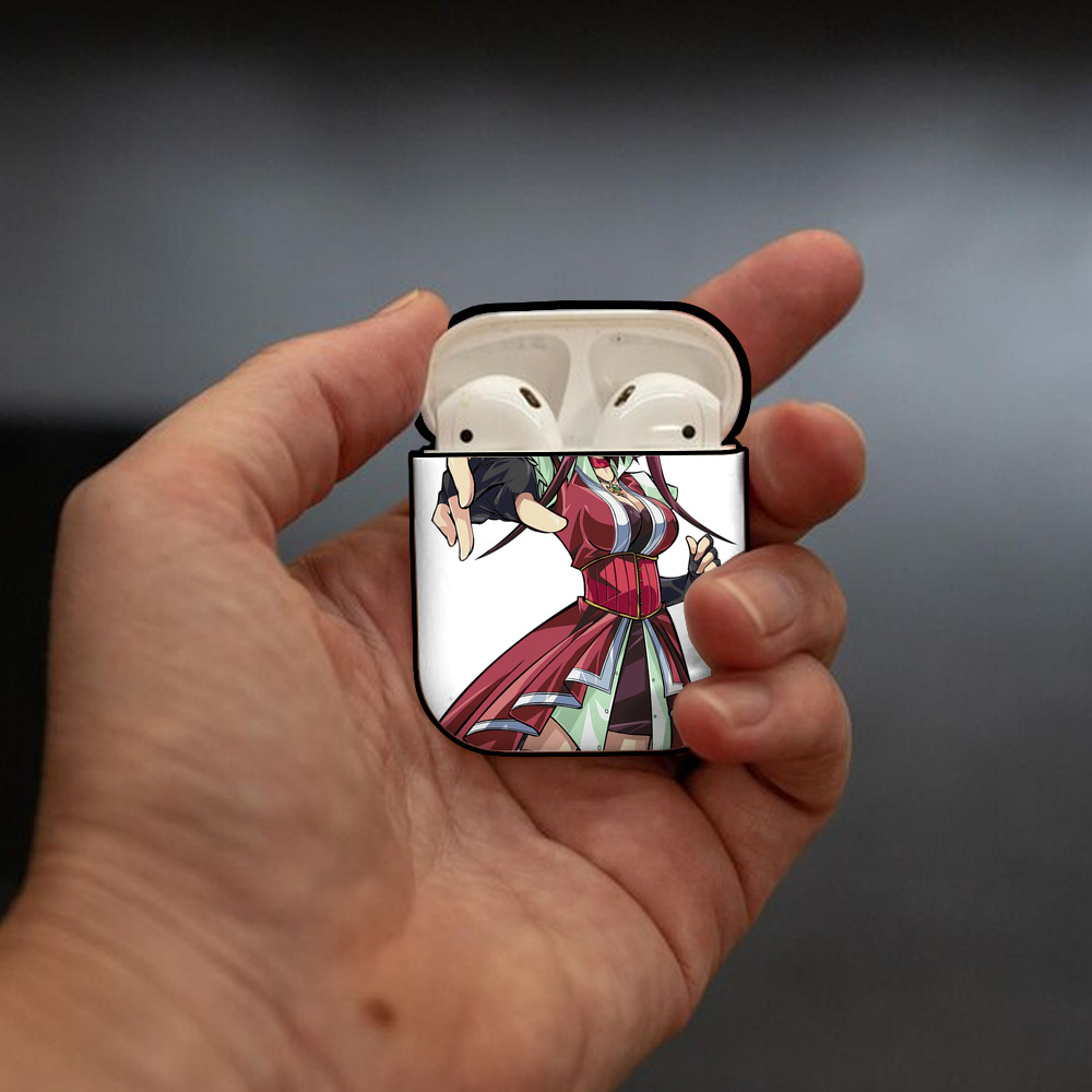 遊☆戯☆王 Yu-Gi-Oh! AirPods 第2世代保護ケース ハードシェル ブラック 耐衝撃・防指紋・カラビナ付き