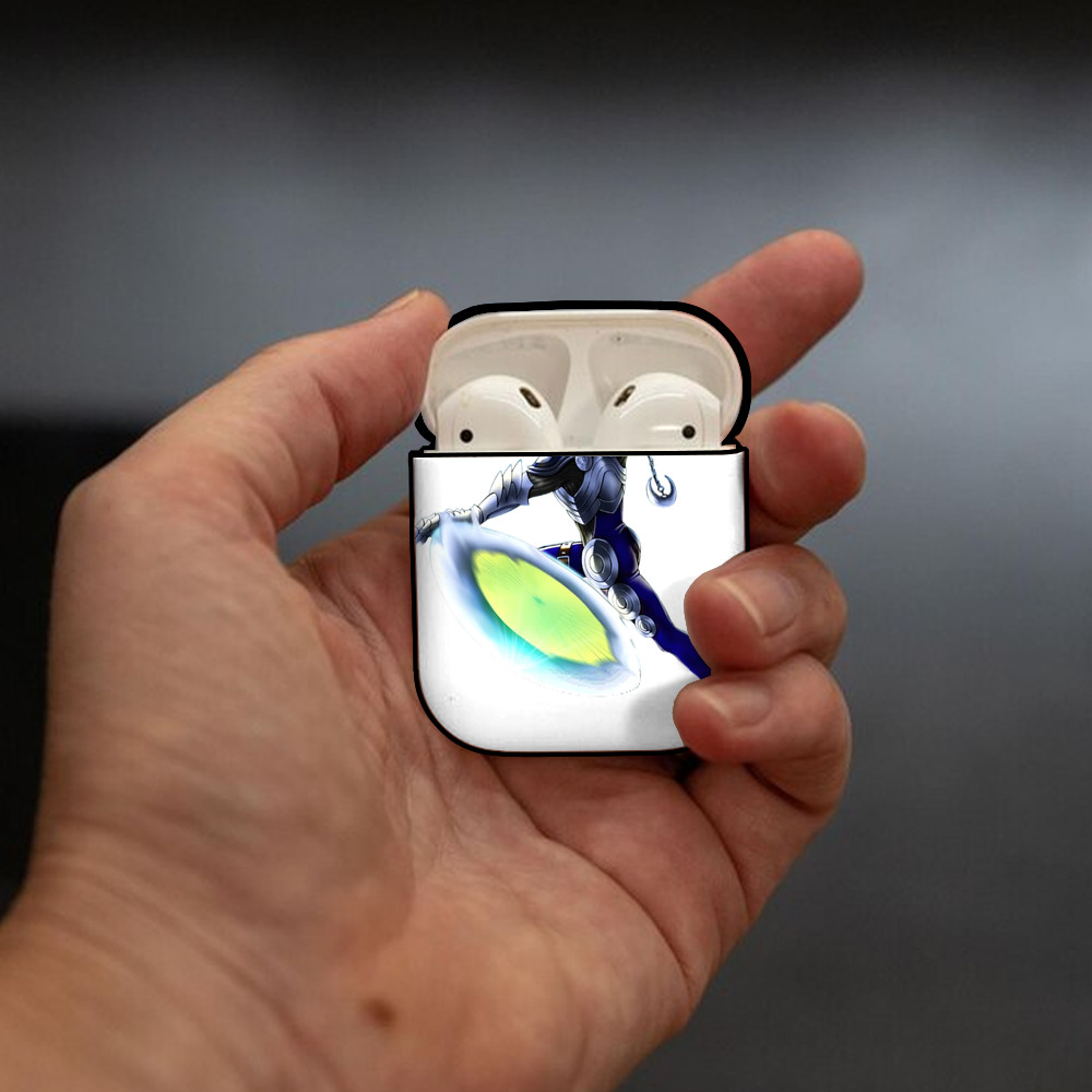 遊☆戯☆王 Yu-Gi-Oh! AirPods 第2世代保護ケース ハードシェル ブラック 耐衝撃・防指紋・カラビナ付き