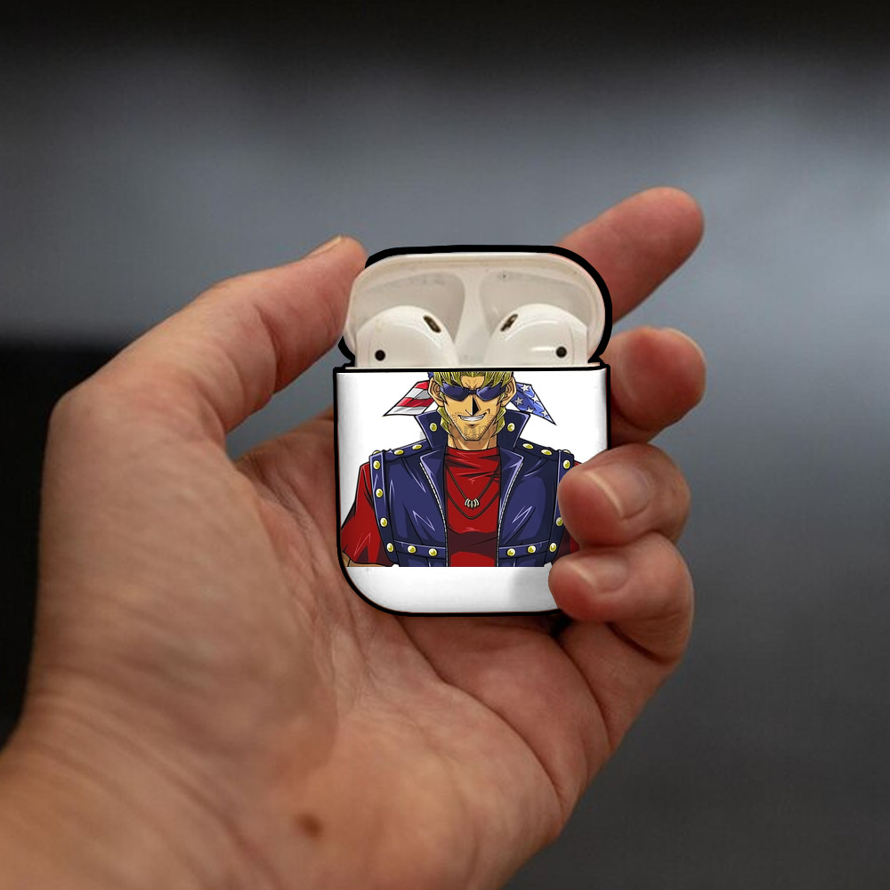 遊☆戯☆王 Yu-Gi-Oh! AirPods 第2世代保護ケース ハードシェル ブラック 耐衝撃・防指紋・カラビナ付き