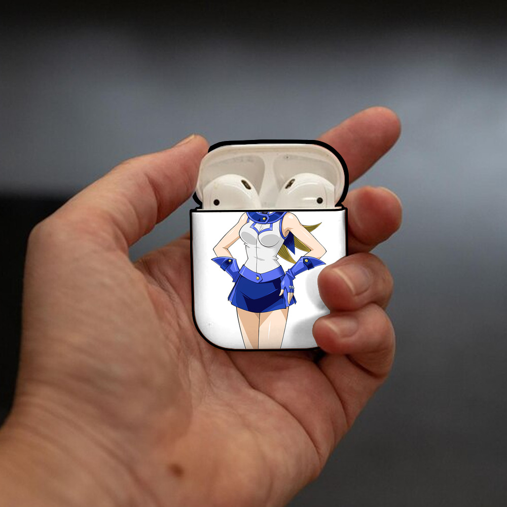 遊☆戯☆王 Yu-Gi-Oh! AirPods 第2世代保護ケース ハードシェル ブラック 耐衝撃・防指紋・カラビナ付き