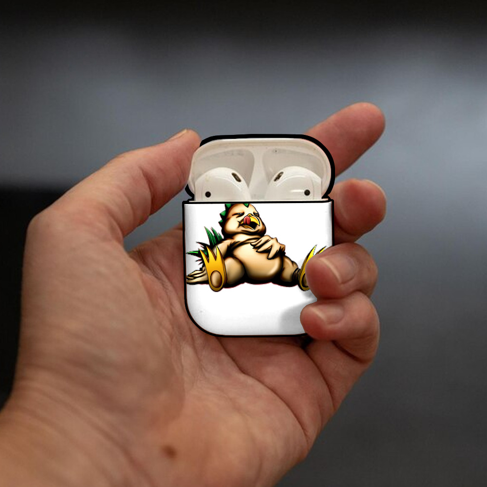 遊☆戯☆王 Yu-Gi-Oh! AirPods 第2世代保護ケース ハードシェル ブラック 耐衝撃・防指紋・カラビナ付き